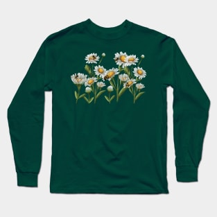 bees making honey from flowers Long Sleeve T-Shirt